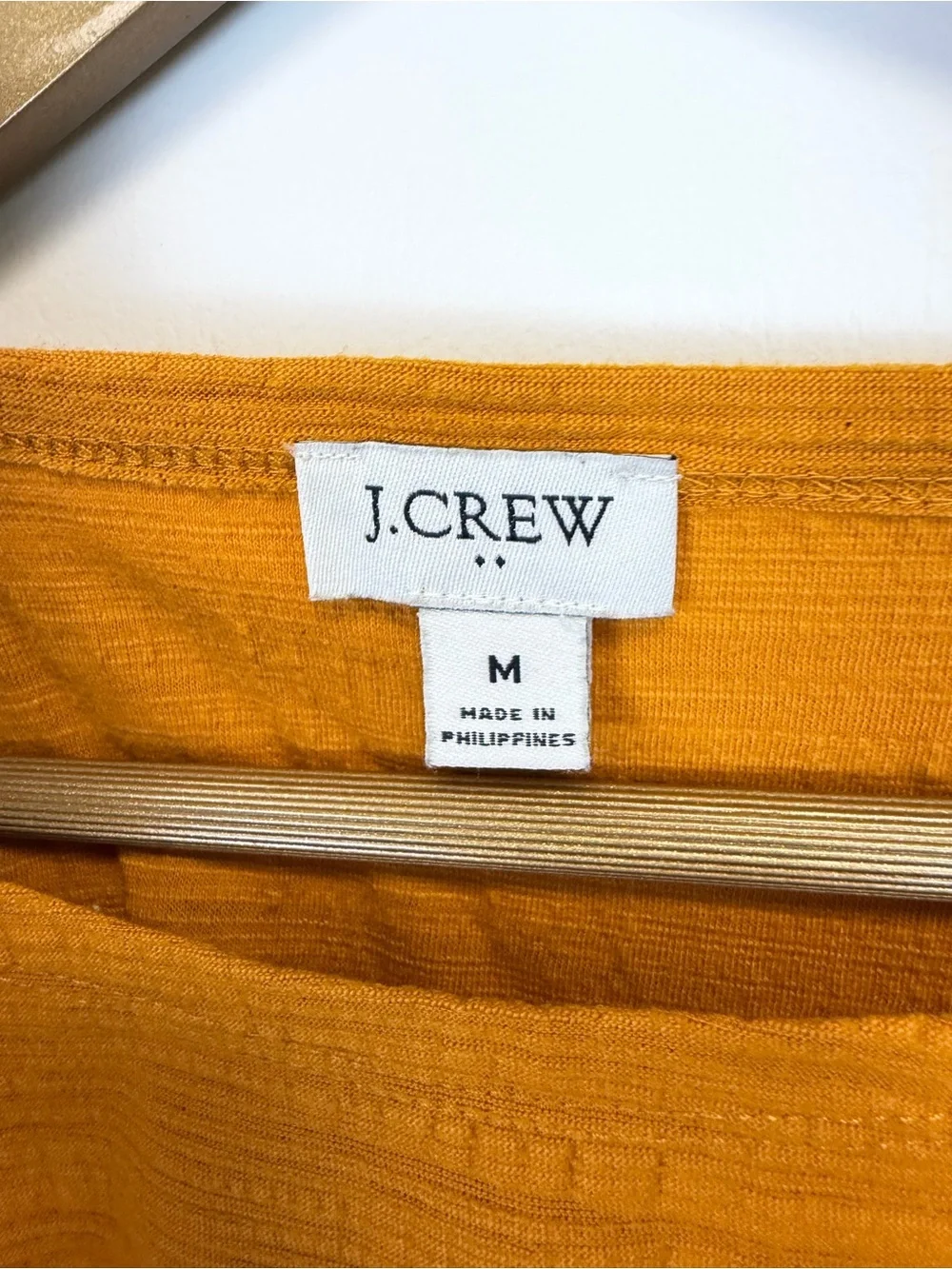 J. Crew Yellow Textured Short Sleeve Top